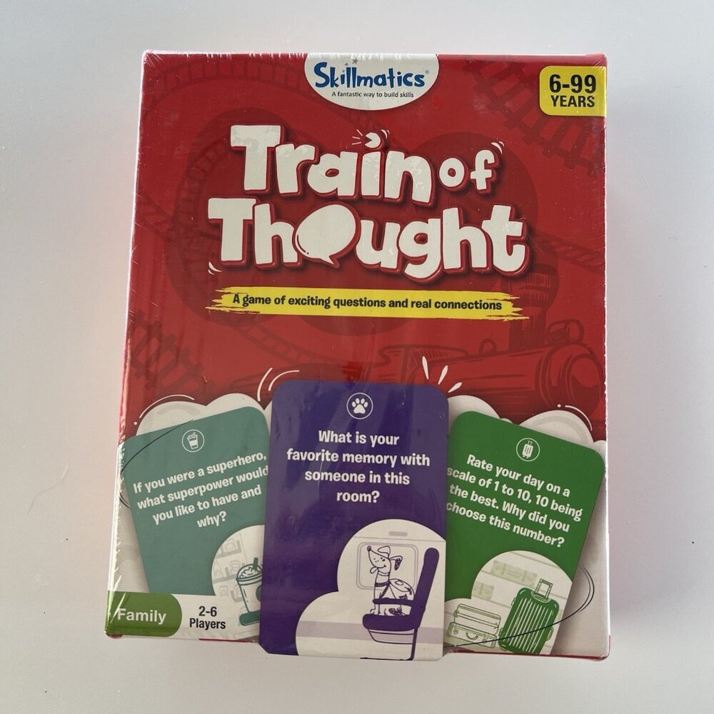 Train of Thought Card Game by Skillmatics Family Fun for Ages 6+ Boardgame Learn